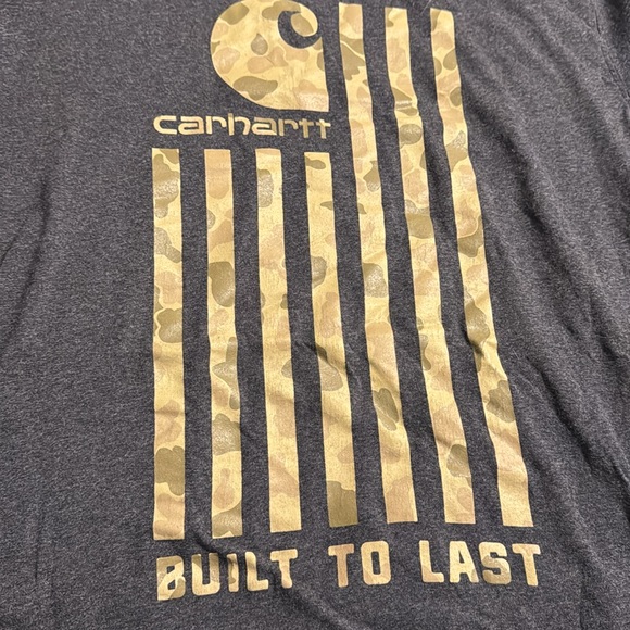 Carhartt gray with camo T-shirt size XXL - Picture 2 of 4
